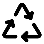 Recycling SVG Icon